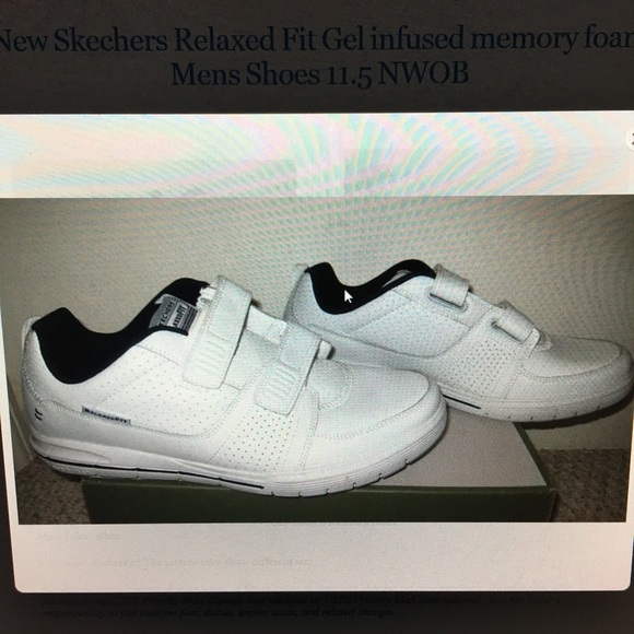 skechers gel infused memory foam men's shoes